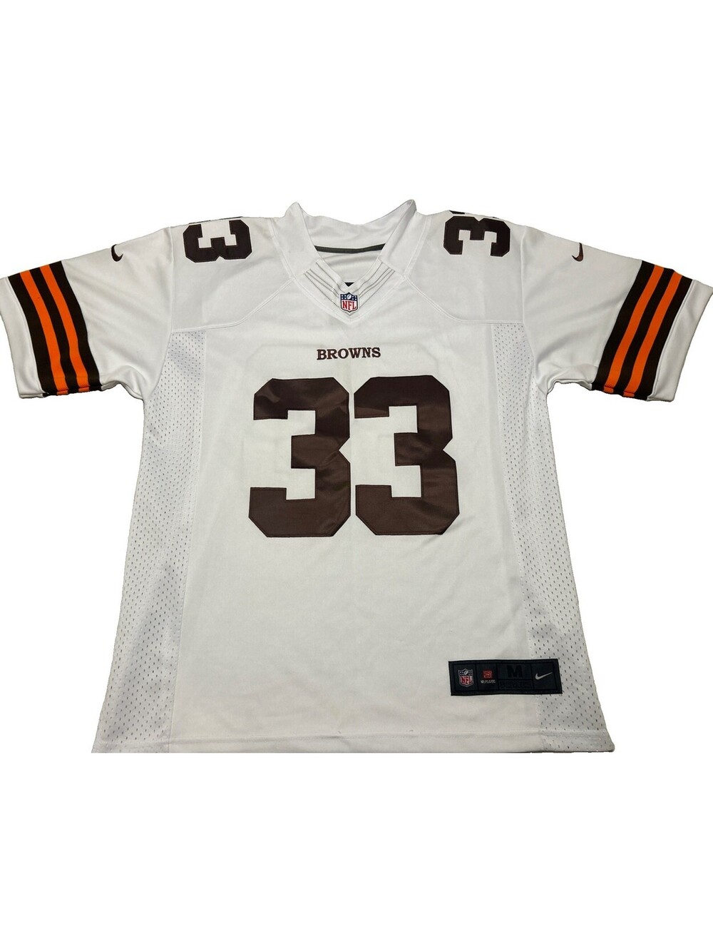 Nike On Field Trent Richardson Jersey Cleveland Browns Medium NFL White Brown